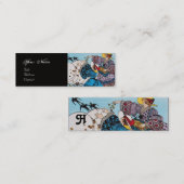 春鳥/美しいファッション衣装デザイナー スキニー名刺 (正面/裏面)