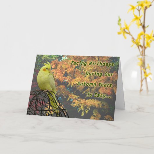 春鶏 カード (黄色い花)