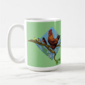 春鶏 コーヒーマグカップ (左)