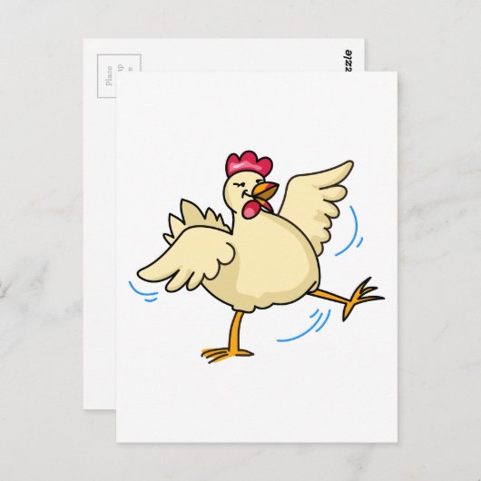 春鶏 ポストカード (正面/裏面)