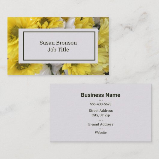 春黄フローラ 名刺 (正面/裏面)