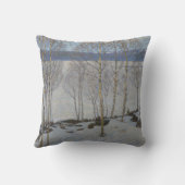 春1903年のアプローチ(キャンバスの油) クッション (裏面)