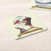 春1935年バニー付き少年 スクエアペーパーコースター (アングル)