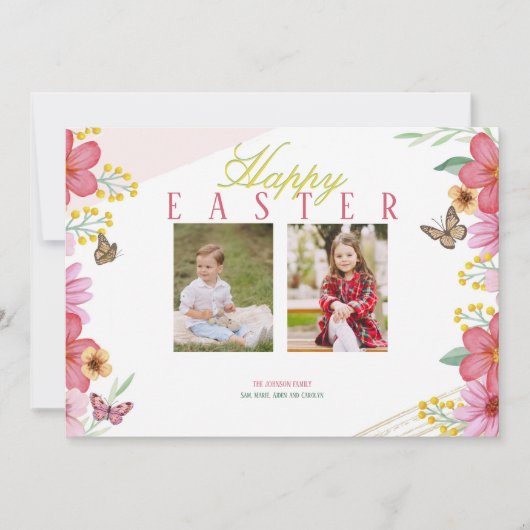 春2フォトグリーティングカード シーズンカード (正面)