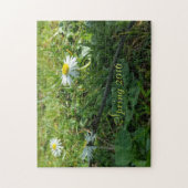 春2016、デイジー花 ジグソーパズル (縦)