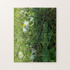 春2016、デイジー花 ジグソーパズル