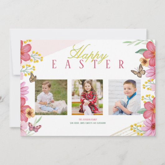 春3フォトグリーティングカード シーズンカード (正面)