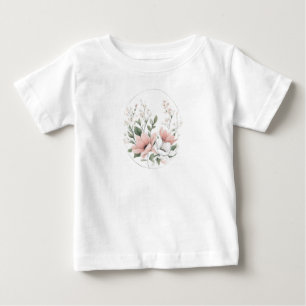 春4花,花束,フローラ,出芽,季節 ベビーTシャツ