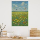 春5ザメドウアクエンズシーズンズプリント ポスター (キッチン)