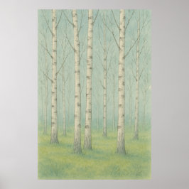 春6、4月静寂、季節プリント ポスター