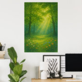 春9、緑の午後、季節のプリント ポスター (ホームオフィス)