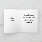 「春」と「イースター」が始まった シーズンカード (内部)