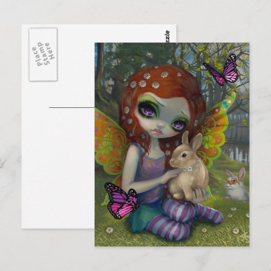 「春」はがき ポストカード (正面/裏面)