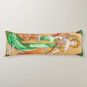 春、アルフォンスミュシャ ボディピロー (正面)