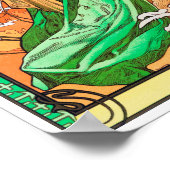 春、アルフォンスミュシャ ポスター (角)