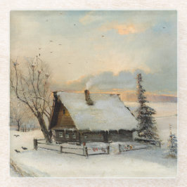 春 | アレクセイ・サブラソフ ガラスコースター