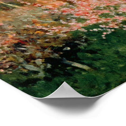 春，イタリア， 1890 ポスター (角)