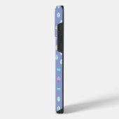 春/イースターエッグのパステルカラー iPhoneケース (左側面)
