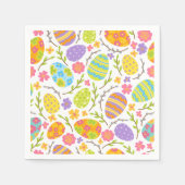 春&イースターホリデーシームレスパターンギフト スタンダードカクテルナプキン (正面)