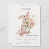 春 | イースター | ブランチ | イースターエッグ・ハント | ベイビーシャワー 招待状 (正面)