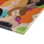 春 カッティングボード (角)