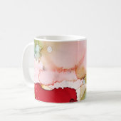 春-カレンRuane著抽象的なインク芸術 コーヒーマグカップ (正面左)