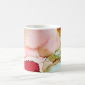 春-カレンRuane著抽象的なインク芸術 コーヒーマグカップ (中央)