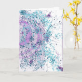 春 カード (黄色い花)