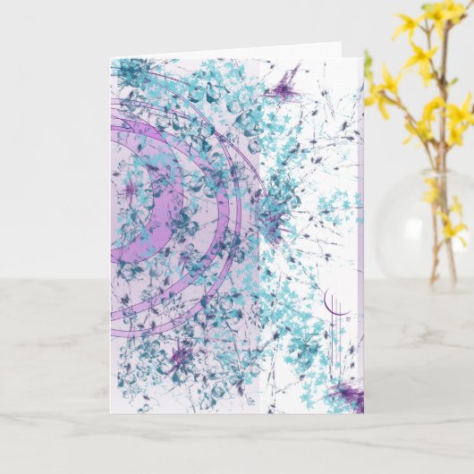 春 カード (黄色い花)