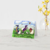 春 カード (黄色い花)