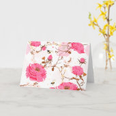 春 カード (黄色い花)