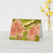 春 カード (黄色い花)