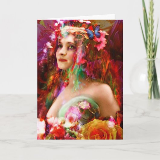 春 カード (正面)