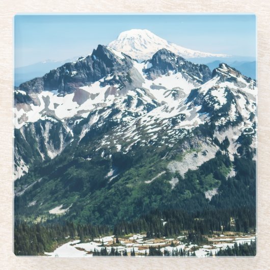 春 ガラスコースター (正面)