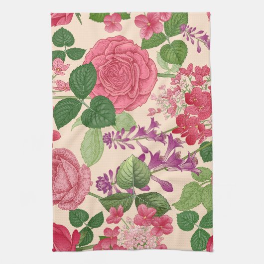 春 キッチンタオル (縦)