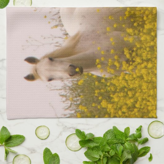 春 キッチンタオル (折り畳み)