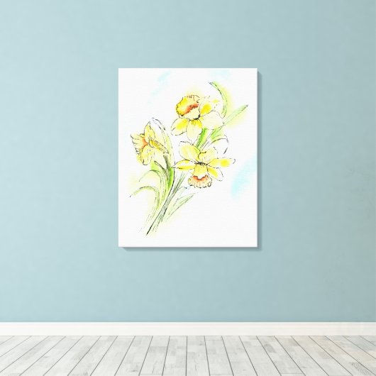 春 キャンバスプリント (インサイチュ (ウッドフロア))