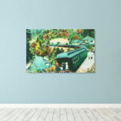 春 キャンバスプリント (インサイチュ (ウッドフロア))