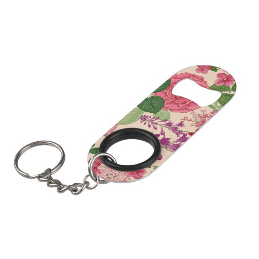 春 キーホルダー栓抜き (正面アングル)