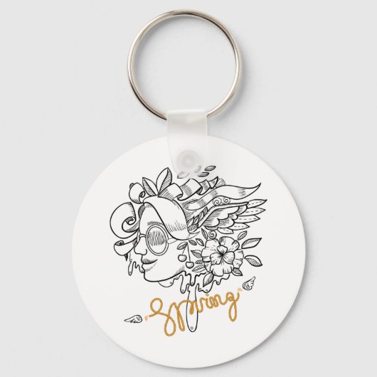 春 キーホルダー (正面)