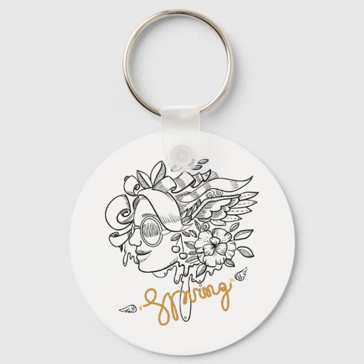 春 キーホルダー (裏面)