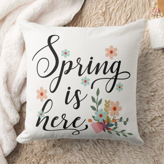 春 クッション (ブランケット)