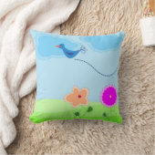 春 クッション (ブランケット)