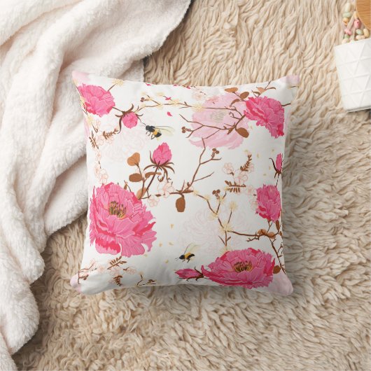 春 クッション (ブランケット)