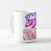 春 コーヒーマグカップ (正面左)
