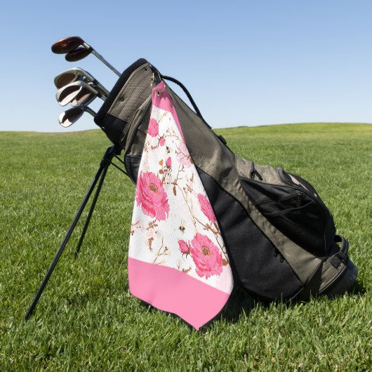 春 ゴルフタオル (グリーン)