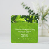 春、サマーグリーン葉パーティー 招待状 (スタンド正面)