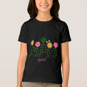 春&サマーフローラカスタマイズガール トライブレンドTシャツ