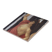 春, サンドロ・ボッティチェッリによる水星の詳細 タイル (側面)