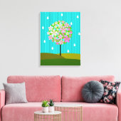 春 – ザフォーシーズンズ キャンバスプリント (インサイチュ (リビング))